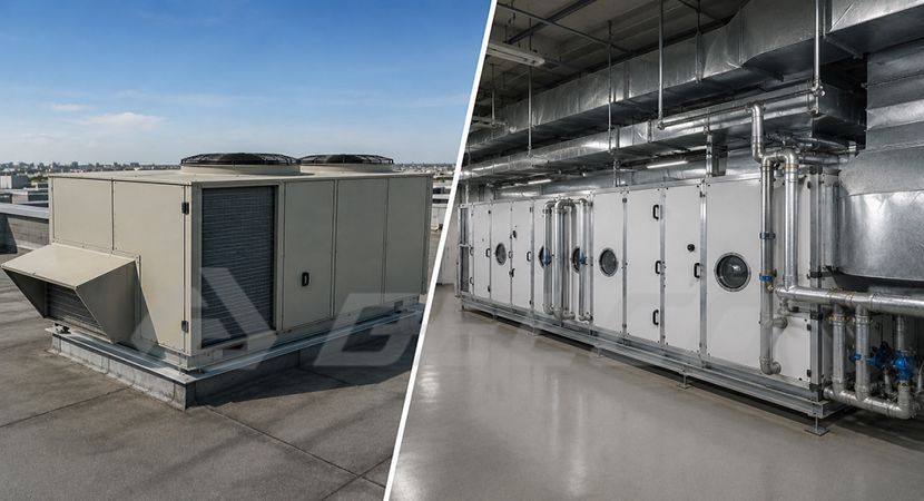 هواساز صنعتی برای کارخانه؛ راهکاری هوشمند برای کنترل دما، رطوبت و کیفیت هوای محیط تولید