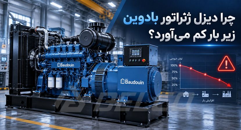 چرا دیزل ژنراتور بادوین زیر بار کم می‌ آورد؟