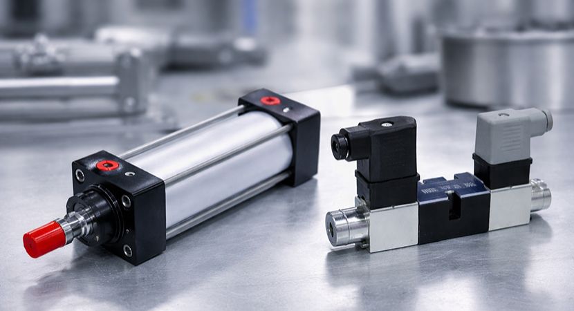 مقایسه عملکرد شیر پنوماتیک و جک پنوماتیک در سیکل کاری مداوم و سنگین