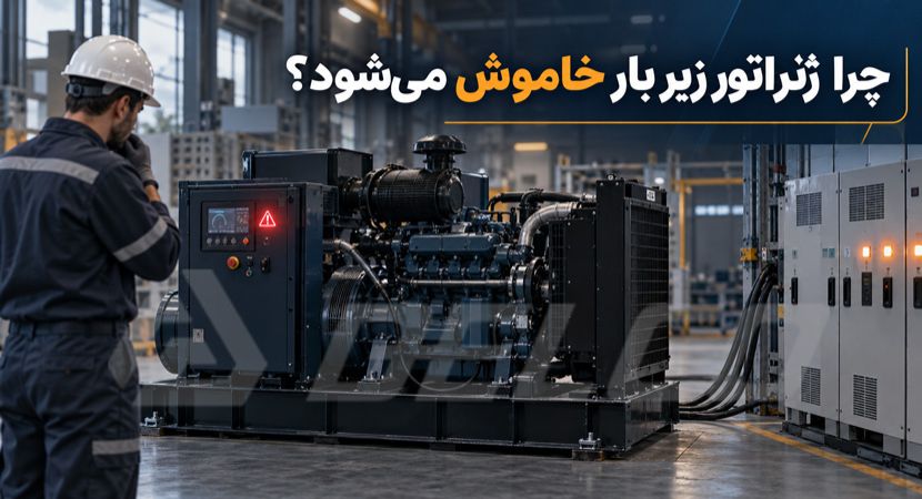 چرا ژنراتور زیر بار خاموش می شود؟