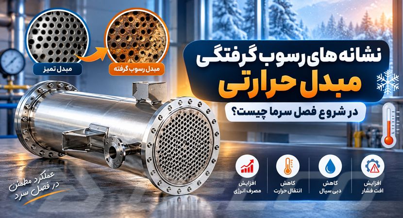 نشانه های رسوب گرفتگی مبدل حرارتی در شروع فصل سرما چیست؟