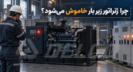 چرا ژنراتور زیر بار خاموش می شود؟