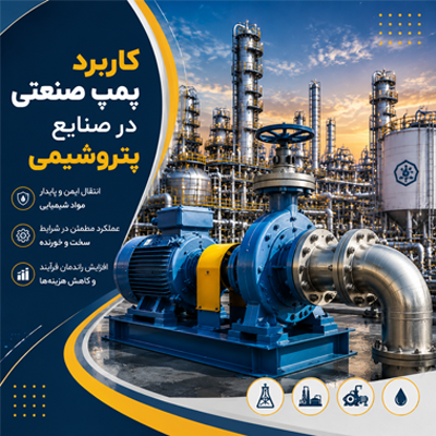 کاربرد پمپ صنعتی در صنایع پتروشیمی
