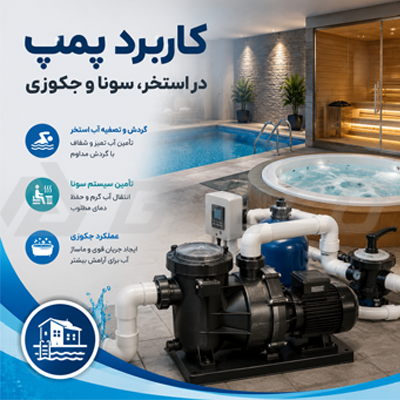کاربرد پمپ در استخر، سونا و جکوزی