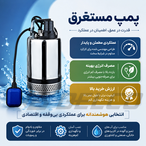 مقایسه ارزش خرید پمپ روغن داغ و پمپ مستغرق
