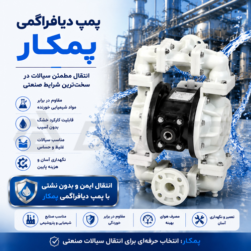 بررسی دسترسی به قطعات یدکی پمپ دیافراگمی پمکار و دبم در بازار ایران