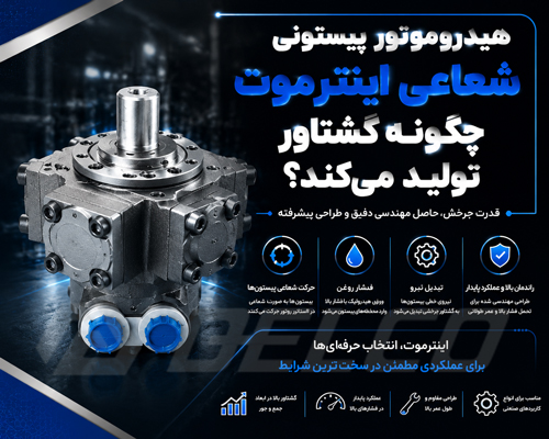 هیدروموتور پیستونی شعاعی اینترموت چگونه گشتاور تولید می کند؟