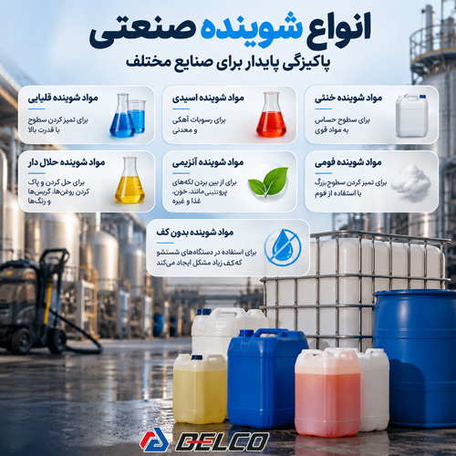 انواع شوینده صنعتی