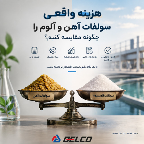 هزینه واقعی سولفات آهن و آلوم را چگونه مقایسه کنیم؟