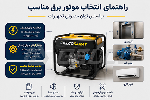 چرا انتخاب موتور برق مناسب اهمیت دارد؟