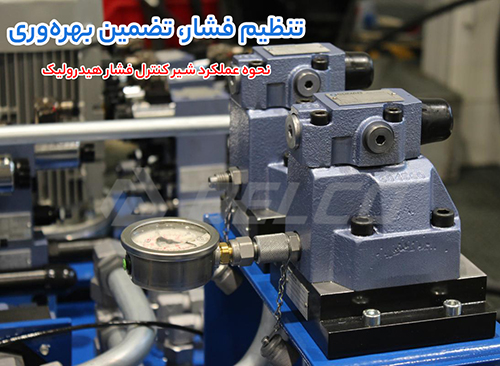 نحوه عملکرد شیر کنترل فشار هیدرولیک