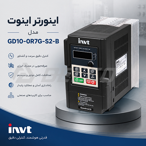 ویژگی طراحی و ساخت اینورتر GD10-0R7G-S2-B