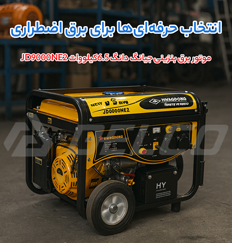 مشخصات فنی موتور برق بنزینی جیانگ دانگ JD9000NE2