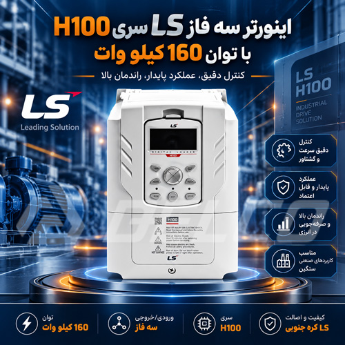 اینورتر LS سری LSLV1600H100-4  در چه سطحی از صنعت استفاده می‌شود؟