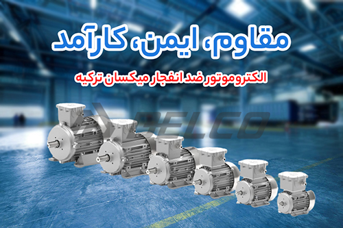 مشخصات فنی الکتروموتور ضد انفجار میکسان سری FX
