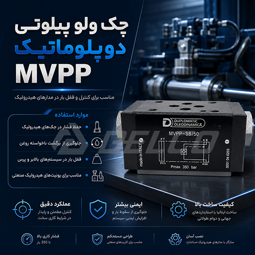 مزایای استفاده از شیر چک ولو پیلوتی MVPP