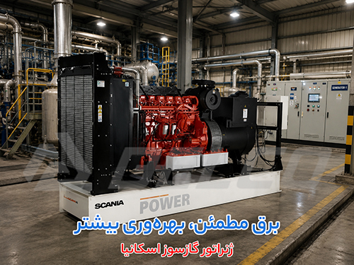 فروش ژنراتور گازسوز اسکانیا Scania