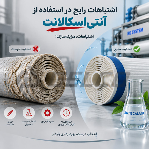 اشتباهات رایج در استفاده از آنتیاسکالانت