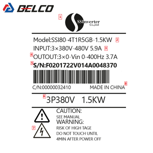 بررسی پلاک مشخصات فنی SSI80