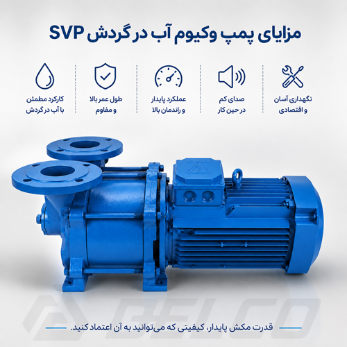 مزایای پمپ وکیوم آب در گردش SVP