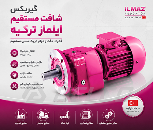 مدل های مختلف گیربکس شافت مستقیم هلیکال ایلماز Yilmaz