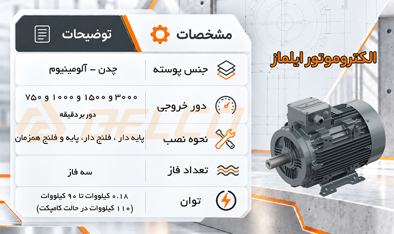 الکتروموتور ایلماز