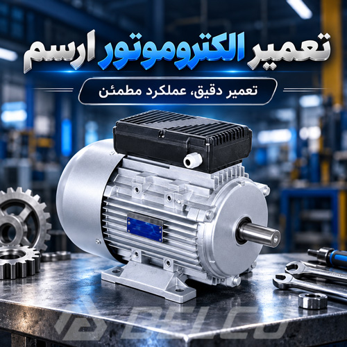 روش تست الکتروموتور ارسم بعد از تعمیر و قبل از راه اندازی