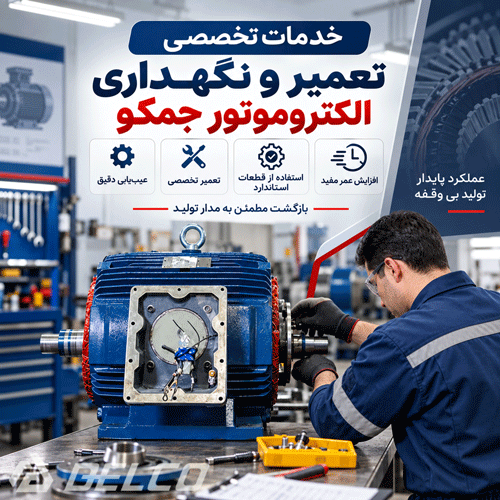 تعمیر و نگهداری صنعتی الکتروموتور جمکو