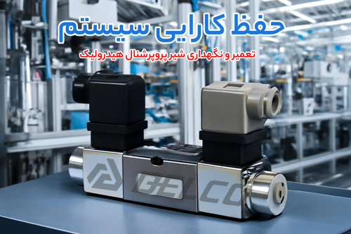 تعمیر و نگهداری شیر پروپرشنال هیدرولیک