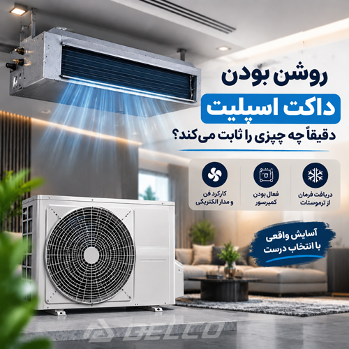 روشن بودن داکت اسپلیت دقیقاً چه چیزی را ثابت می کند؟