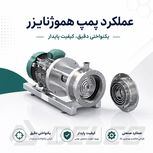 نحوه عملکرد پمپ هموژنایزر