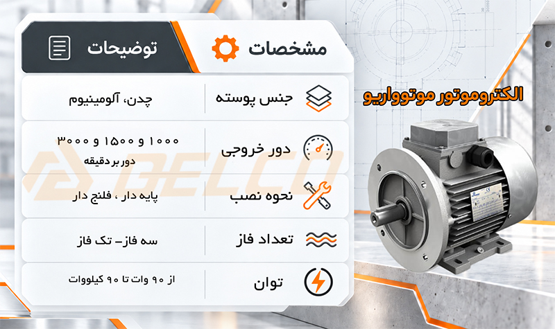 الکتروموتور موتوواریو