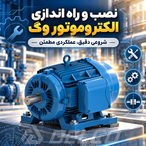 نحوه نصب الکتروموتور وگ