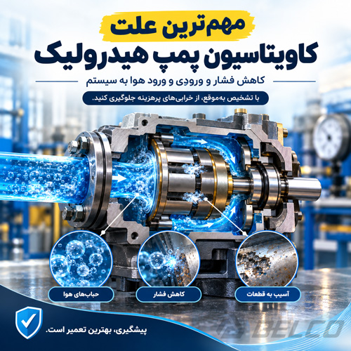 مهم ترین علت کاویتاسیون پمپ هیدرولیک