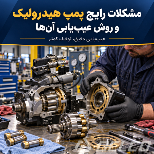 مشکلات رایج پمپ هیدرولیک و روش عیب یابی آن ها