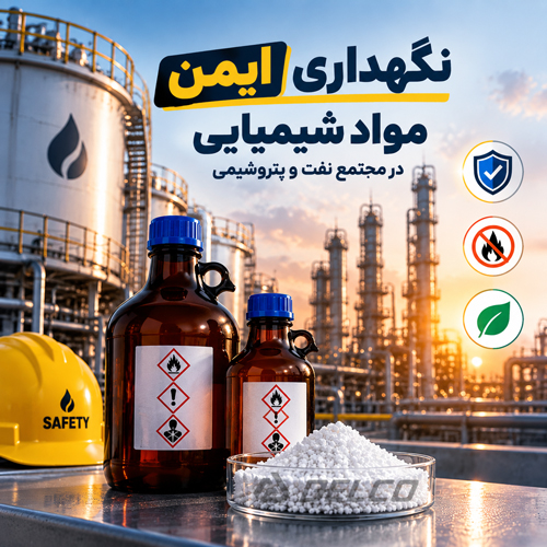 نگهداری ایمن مواد شیمیایی در مجتمع نفت و پتروشیمی