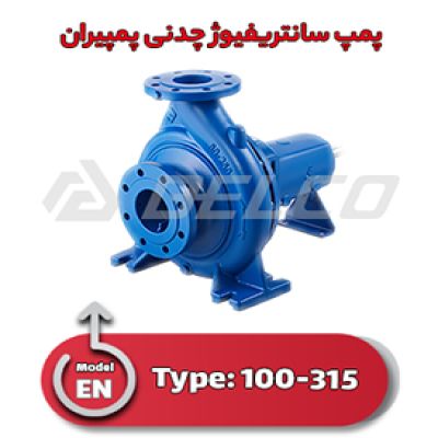 پمپ سانتریفیوژ چدنی 315 - 100 پمپیران