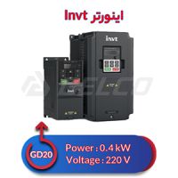 اینورتر تک فاز اینوت 0.4 کیلووات INVT GD20-0R4G-S2