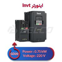 اینورتر تک فاز اینوت 0.75 کیلووات INVT GD20-0R7G-S2